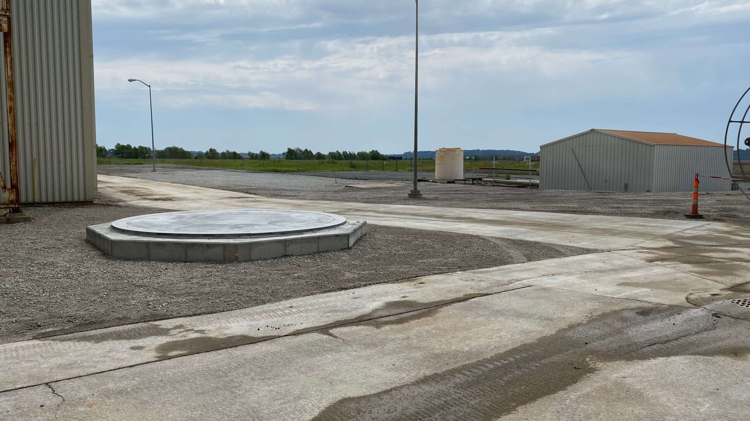 Finished tank foundation in Biokyowa.