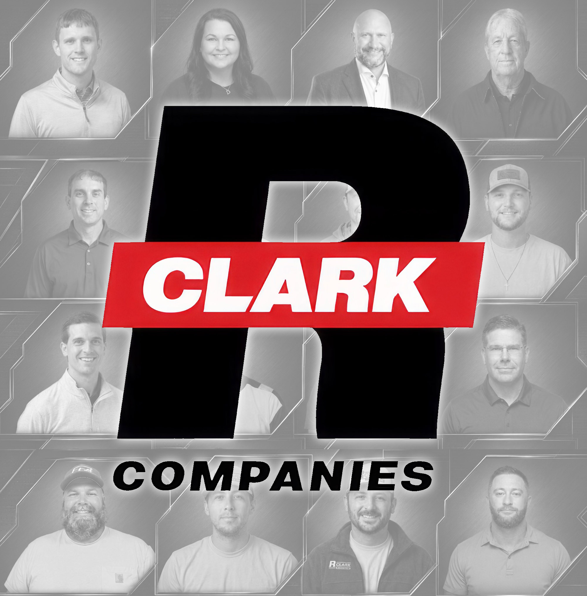 Montage of the R Clark Companies leadership team